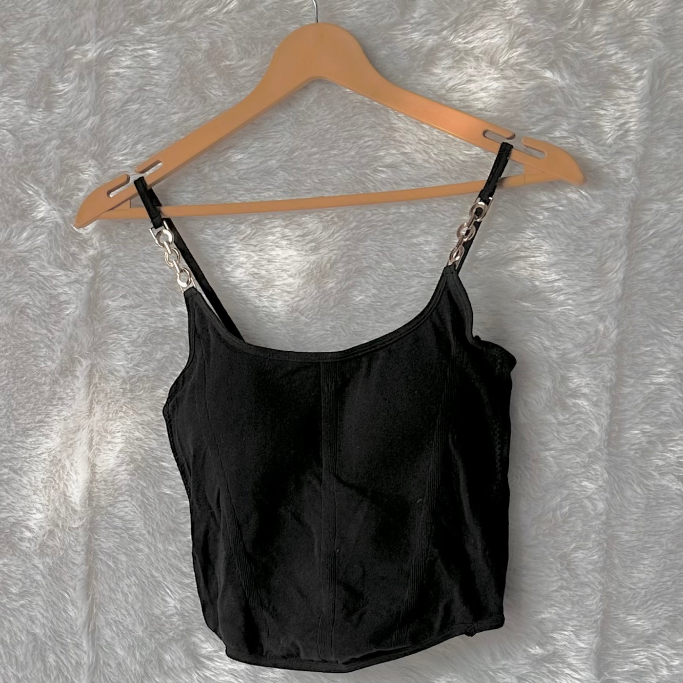 5 Colors: Padded corset crop top golden strap